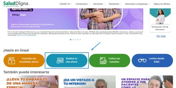 Cita Salud Digna en línea